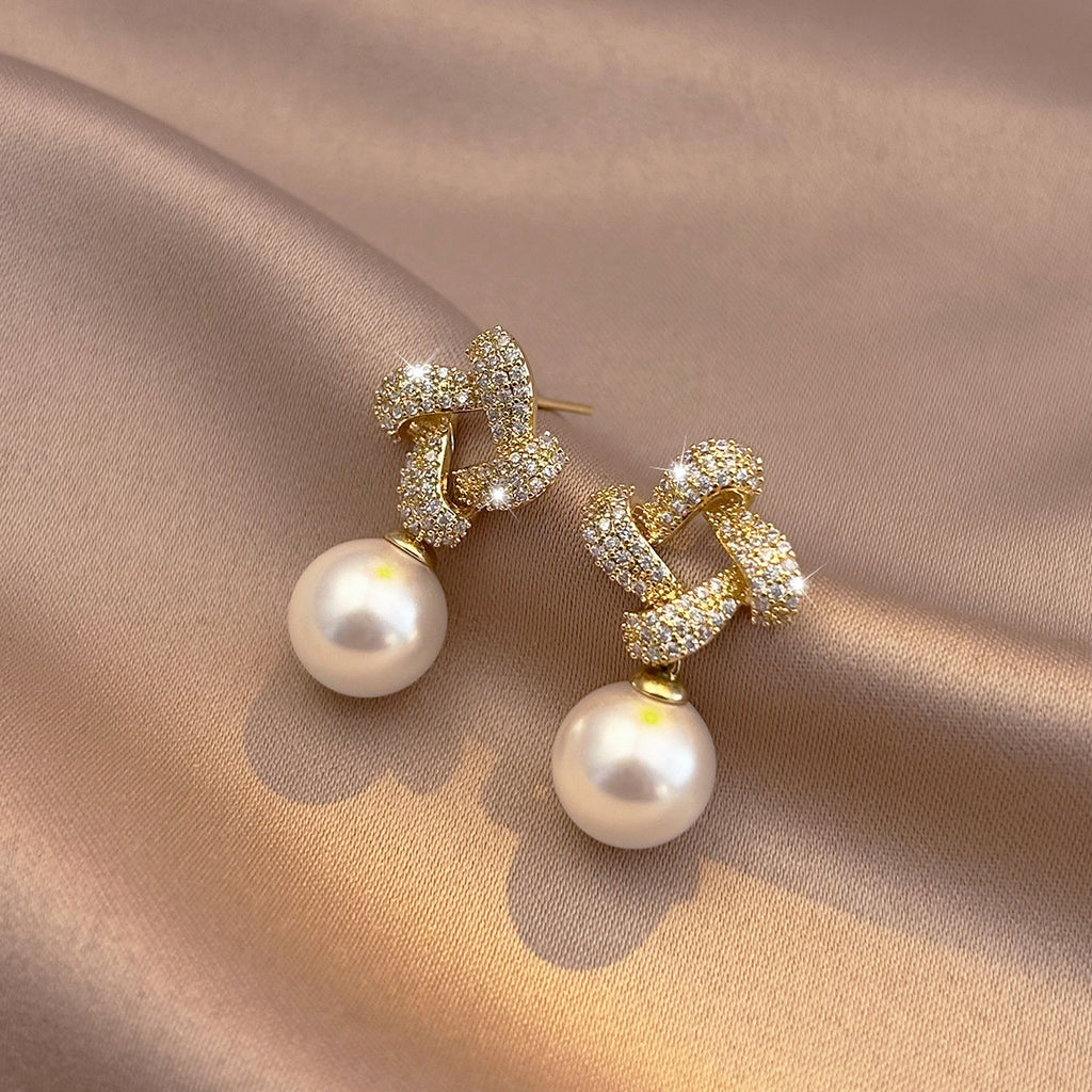 Pearl Stud Earrings