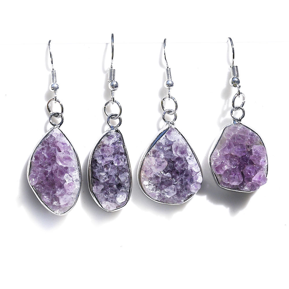 Natural Crystal earrings