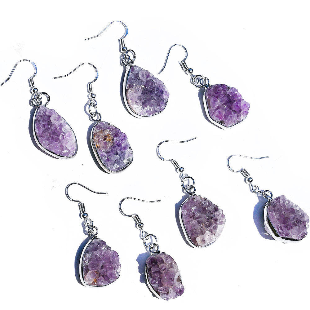 Natural Crystal earrings