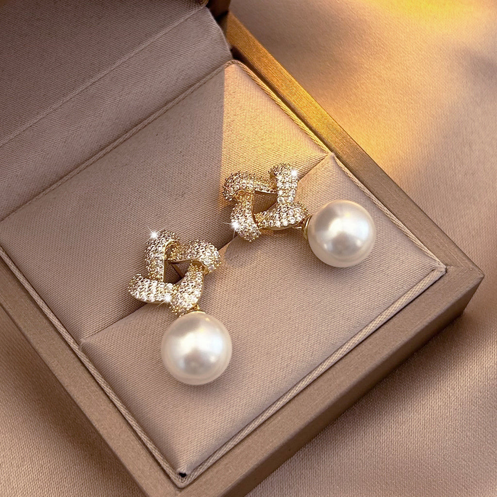 Pearl Stud Earrings