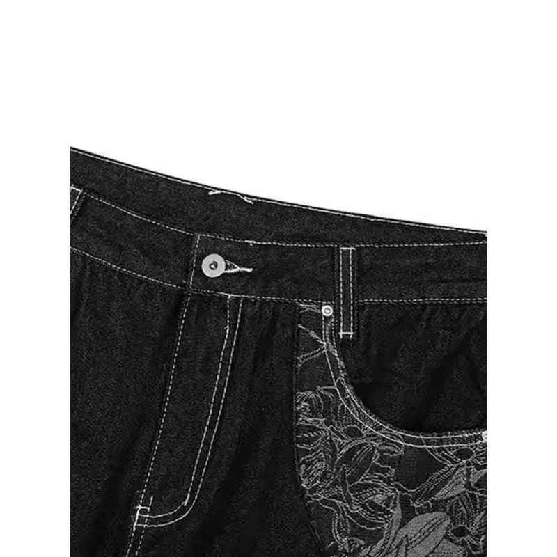 Narrow-rise Denim