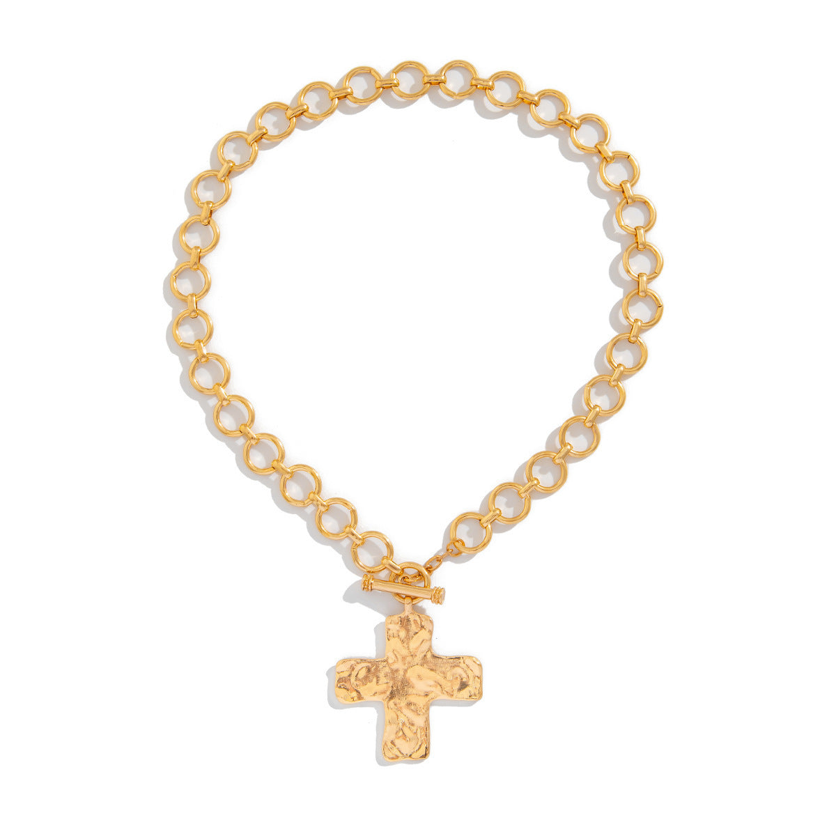 Fashionable Metal Cross Necklace
