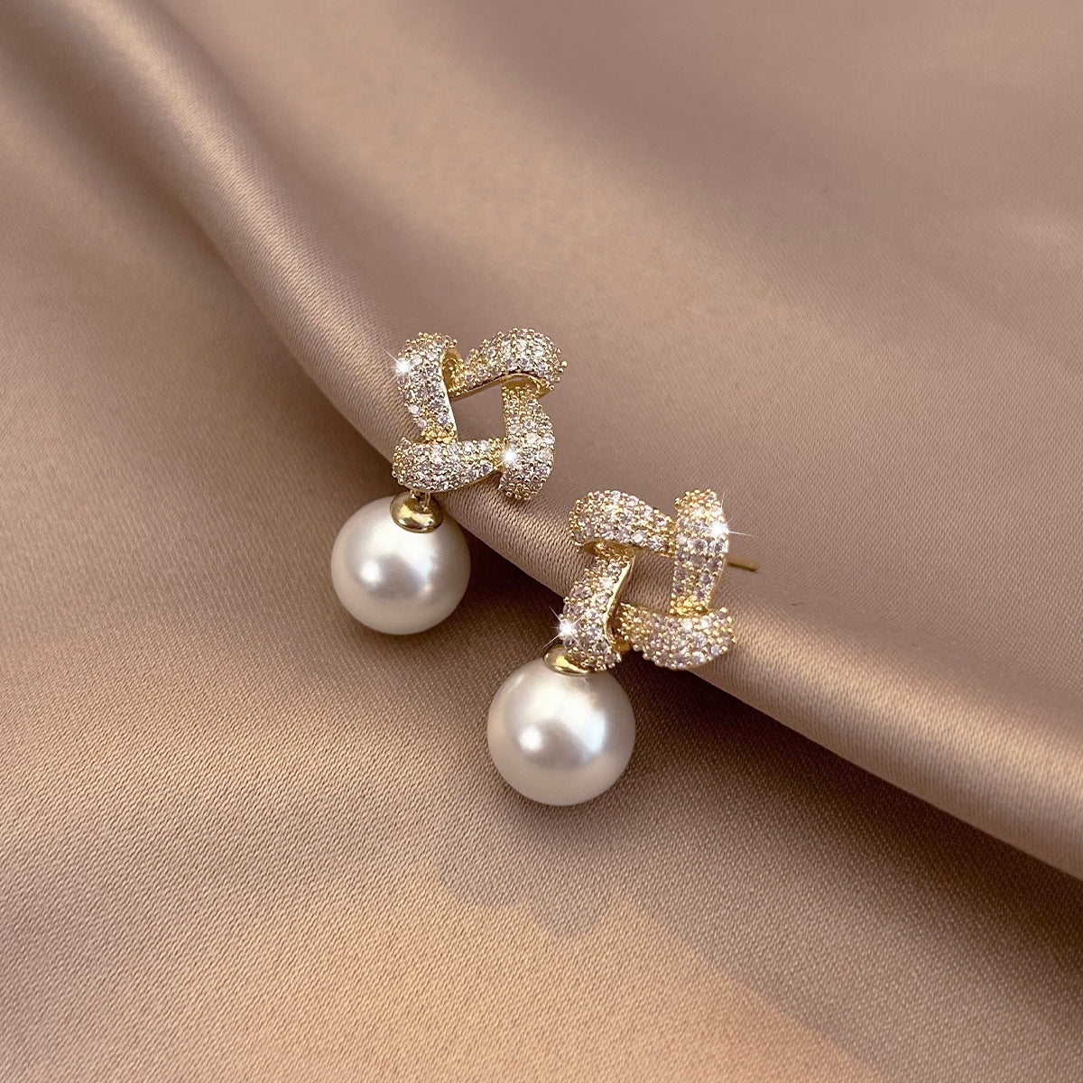 Pearl Stud Earrings