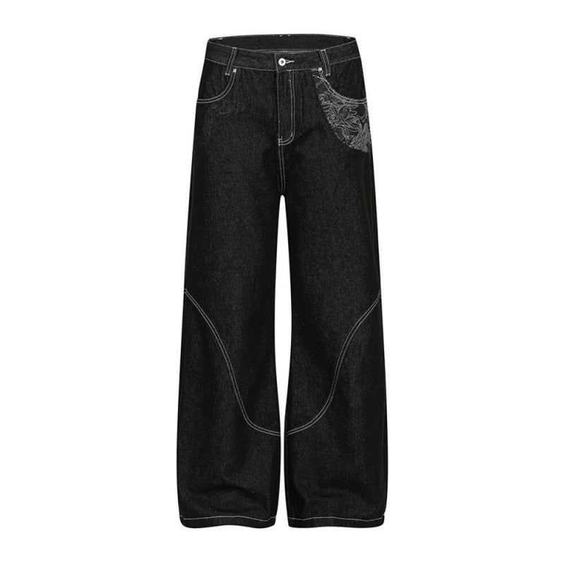 Narrow-rise Denim