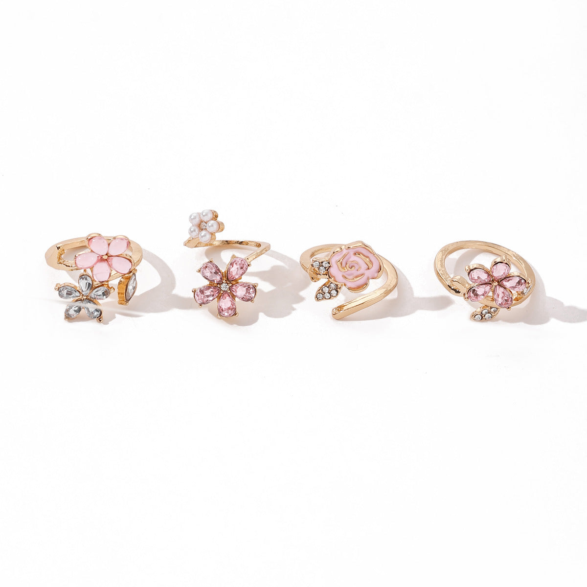 Flower Ring Set