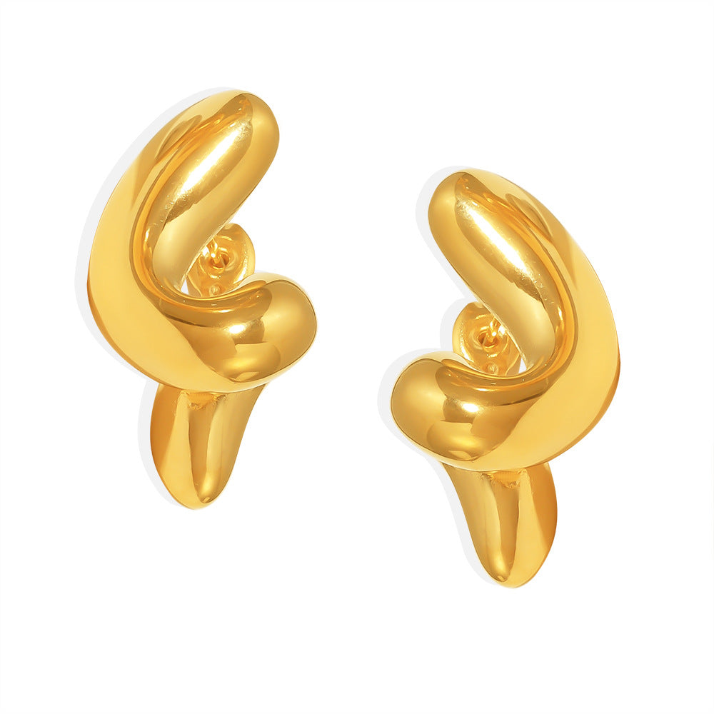 Spiral Stud Earrings