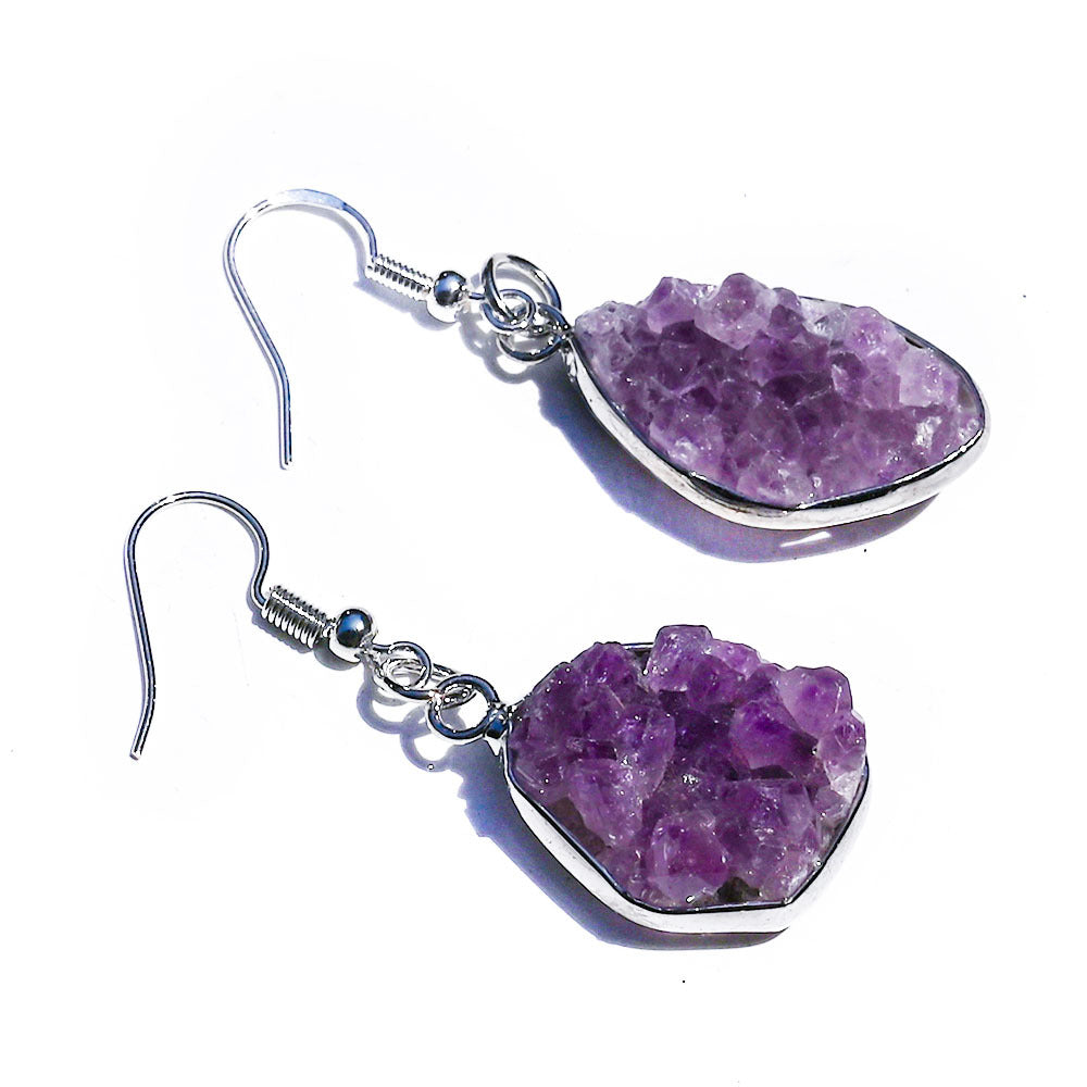 Natural Crystal earrings