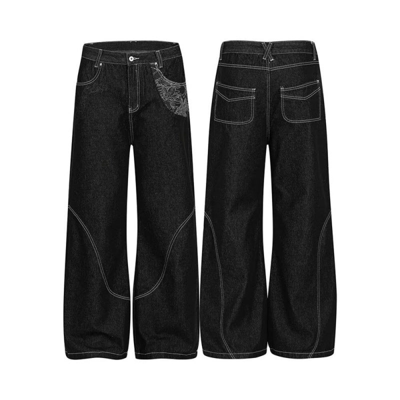 Narrow-rise Denim