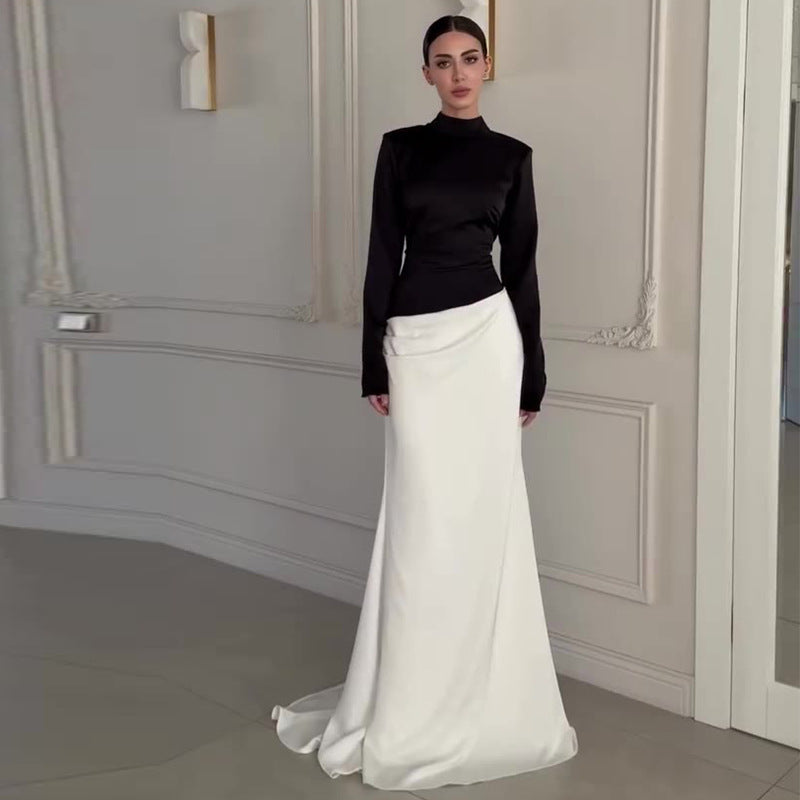 Contrast Slimming Suit