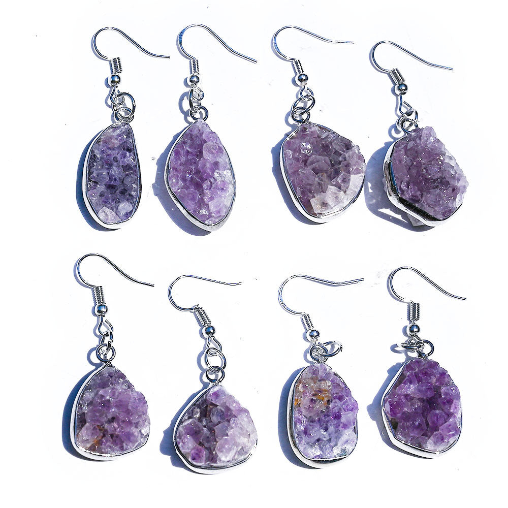 Natural Crystal earrings