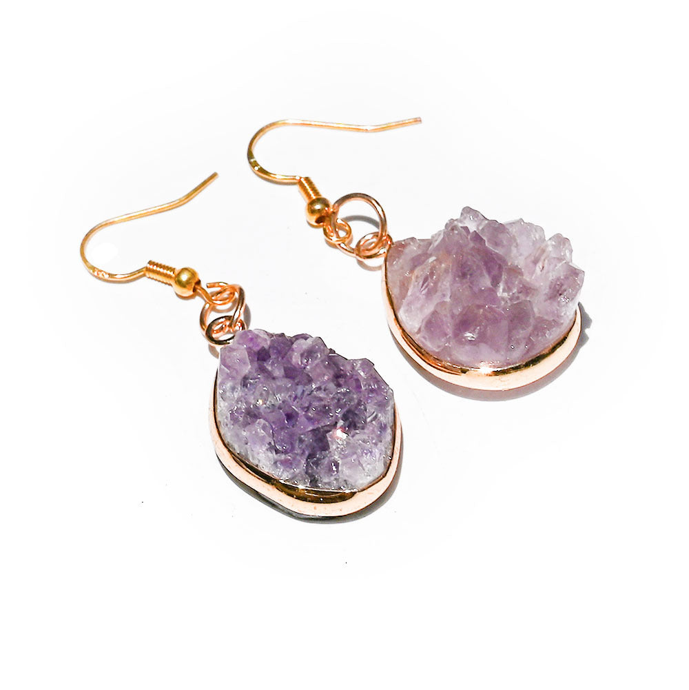 Natural Crystal earrings