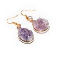 Natural Crystal earrings