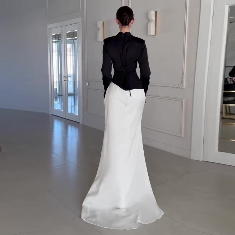 Contrast Slimming Suit