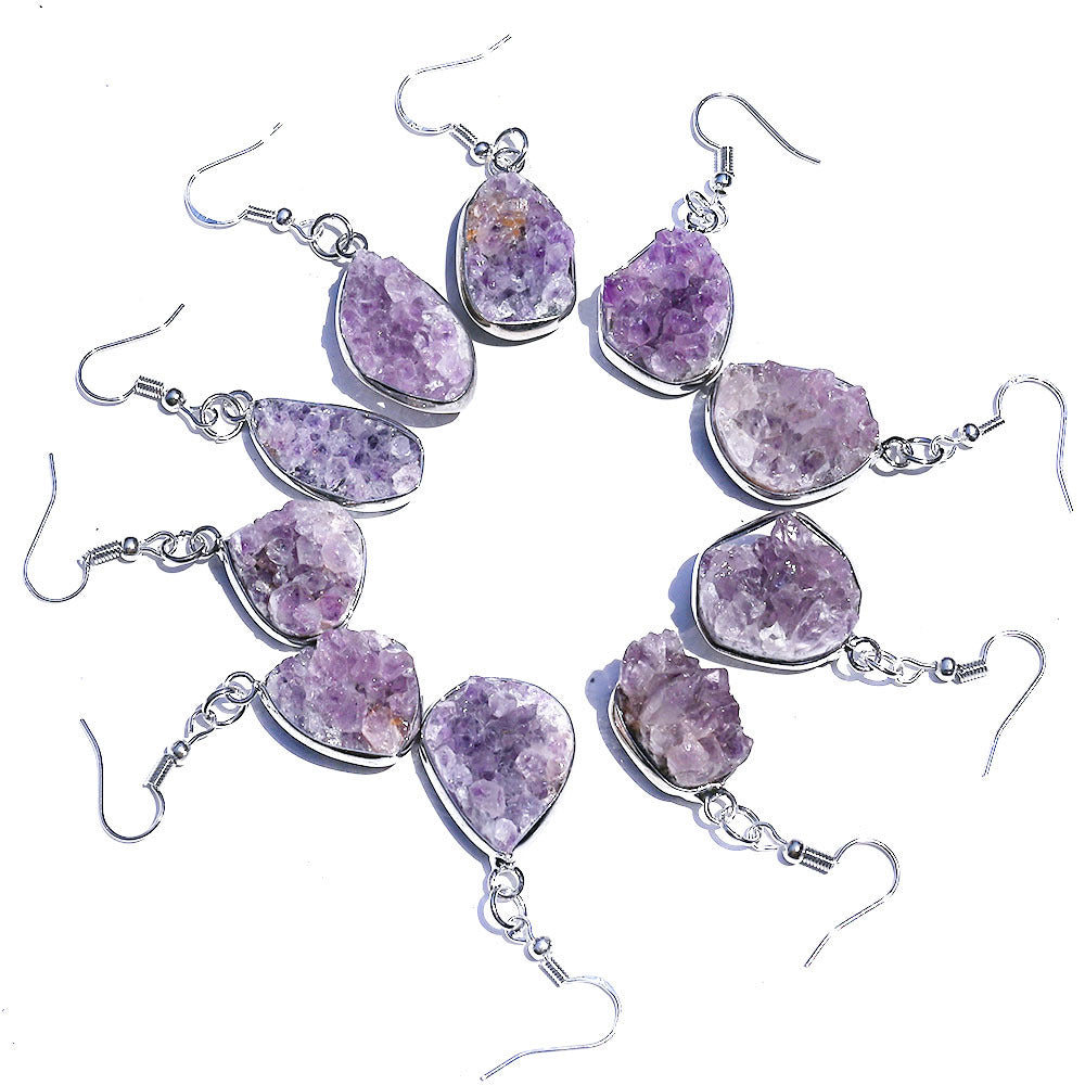 Natural Crystal earrings