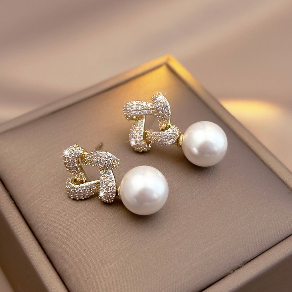 Pearl Stud Earrings